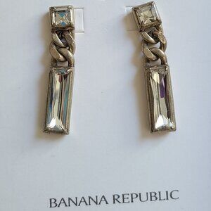Banana Republic Rhinestone Drop Earrings - PRICE DROP